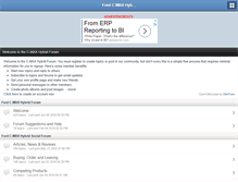 Tablet Screenshot of fordcmaxhybridforum.com